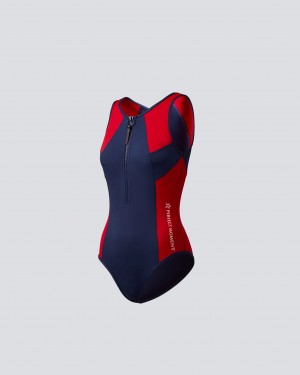 Perfect Moment Active Wetsuit Rojos Azul Marino | AKU739468