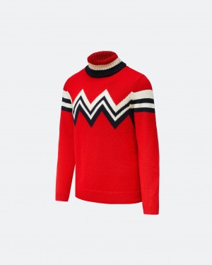 Perfect Moment Alpine Merino Lana Sueter Rojos | QOZ098573