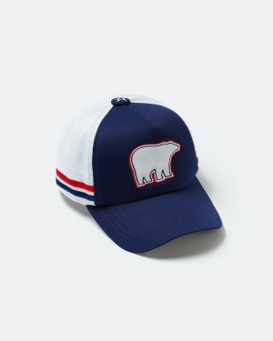 Perfect Moment Bear Cap Azul Marino Blancos Rojos | VDA803742