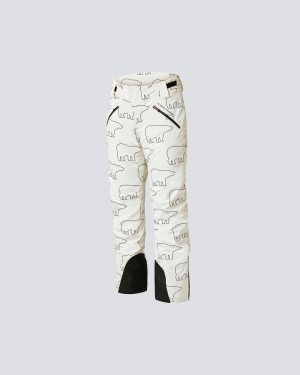 Perfect Moment Bear Print Chamonix Pant Blancos Negros | LEZ610538