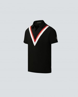 Perfect Moment Beaufort Polo Top Negros | YUH952087