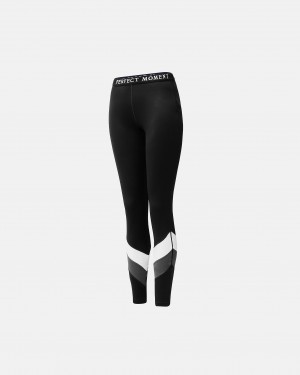 Perfect Moment Chevron Legging Negros | YWZ078453