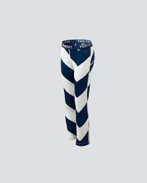 Perfect Moment Chevron Thermal Pant Azul Marino Blancos | JSB914638