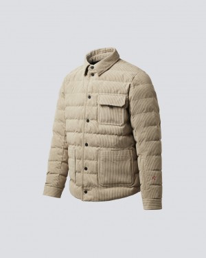 Perfect Moment Corduroy Down Shirt Jacket Blancos | KHQ351680