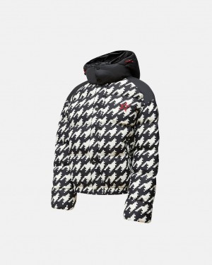 Perfect Moment Houndstooth Moment Puffer Negros Blancos | MKX053984
