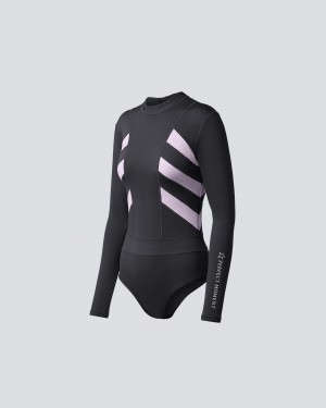 Perfect Moment Imok Wetsuit Asphalt Grey/Lilac | NCJ675849