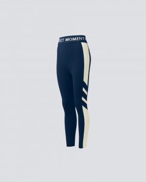 Perfect Moment Mania Merino Lana Legging Azul Marino | VCL621597