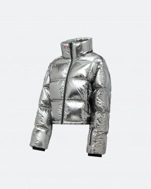 Perfect Moment Metallic Nevada Down Jacket Plateados | RVS140976
