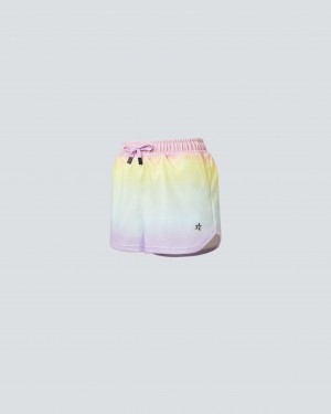 Perfect Moment Misty Towelling Shorts Pastel Rainbow | SZM718360