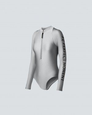 Perfect Moment PM Half-Zip Spring Suit Plateados | RSC592807