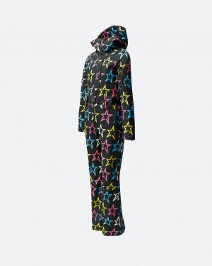 Perfect Moment Rainbow Star Ski Suit Negros | WFC941260