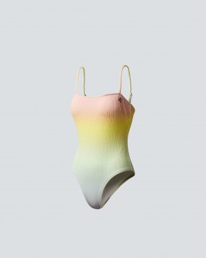 Perfect Moment Sol One-Piece Swimsuit Pastel Rainbow | IOF930672