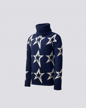 Perfect Moment Star Dust Merino Lana Sueter Azul Marino | JGM748035