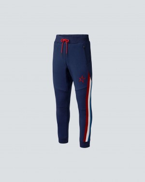 Perfect Moment Super Stripe Entrenamiento Pista Pant Azul Marino | VGR690814