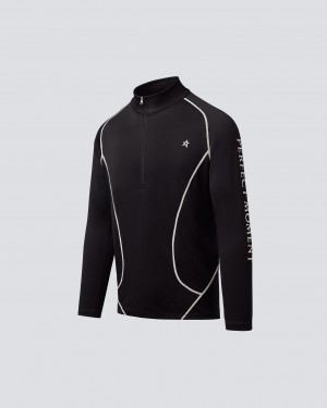 Perfect Moment Thermal Half Zip Negros | XLJ271683
