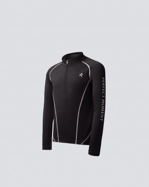 Perfect Moment Thermal Half Zip Negros | CXH438027