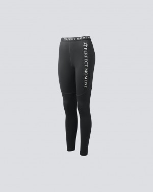 Perfect Moment Thermal Pant Back Seam Legging Negros | BNW783649
