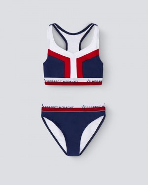 Perfect Moment Vale Rainbow Bikini Azul Marino | PFY612859