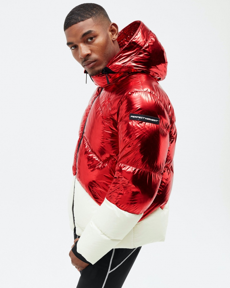 Perfect Moment Airview Duvet Down Jacket Rojos | MWA954126