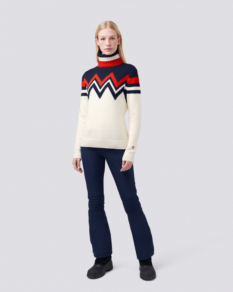 Perfect Moment Alpine Merino Lana Sueter Blancos | UBY475082
