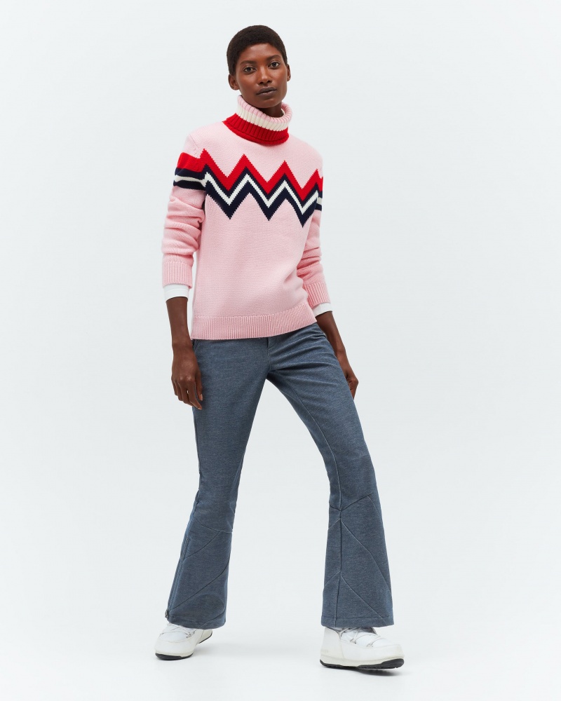 Perfect Moment Alpine Merino Lana Sueter Rosas | LCH743216