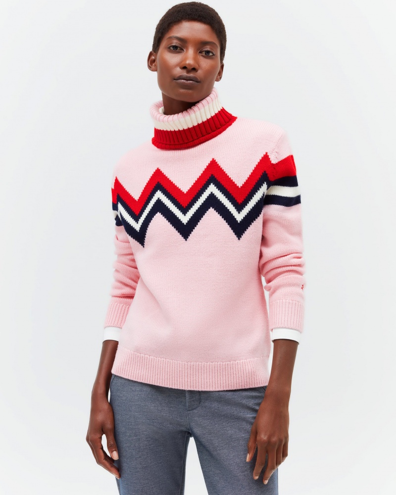 Perfect Moment Alpine Merino Lana Sueter Rosas | LCH743216