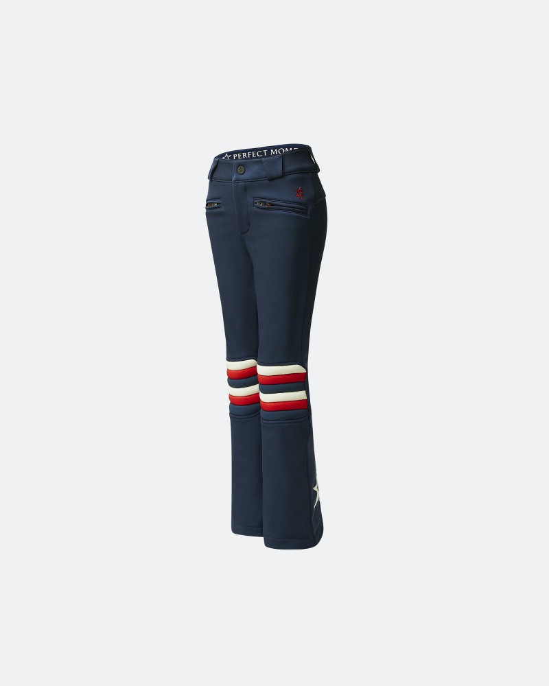 Perfect Moment Aurora Flare Pant Azul Marino Blancos Rojos | MQO629740