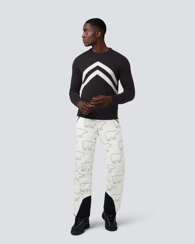 Perfect Moment Bear Print Chamonix Pant Blancos Negros | LEZ610538