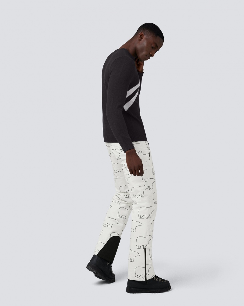 Perfect Moment Bear Print Chamonix Pant Blancos Negros | LEZ610538