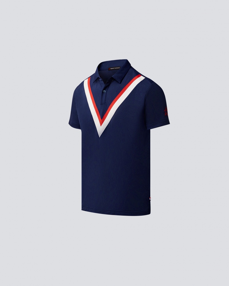 Perfect Moment Beaufort Polo Top Azul Marino | YPN514902