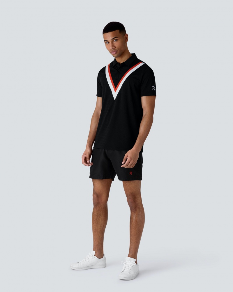 Perfect Moment Beaufort Polo Top Negros | YUH952087