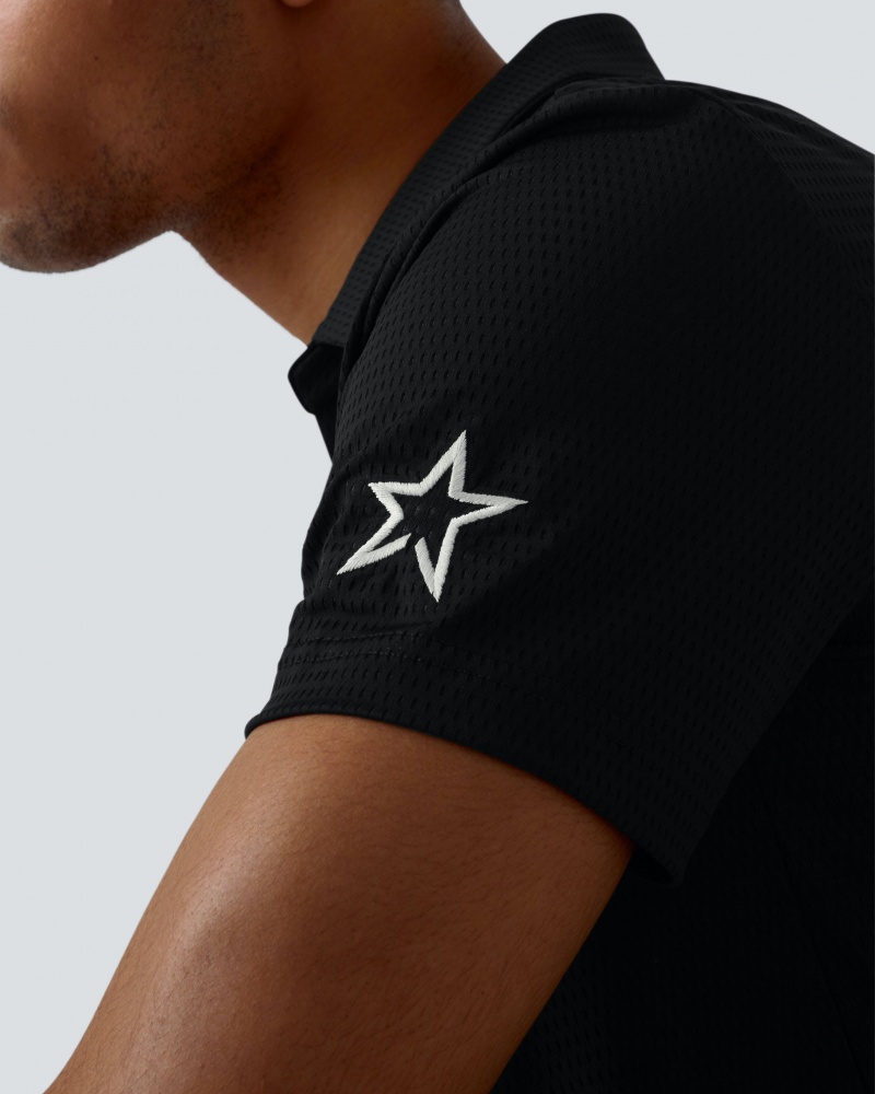 Perfect Moment Beaufort Polo Top Negros | YUH952087