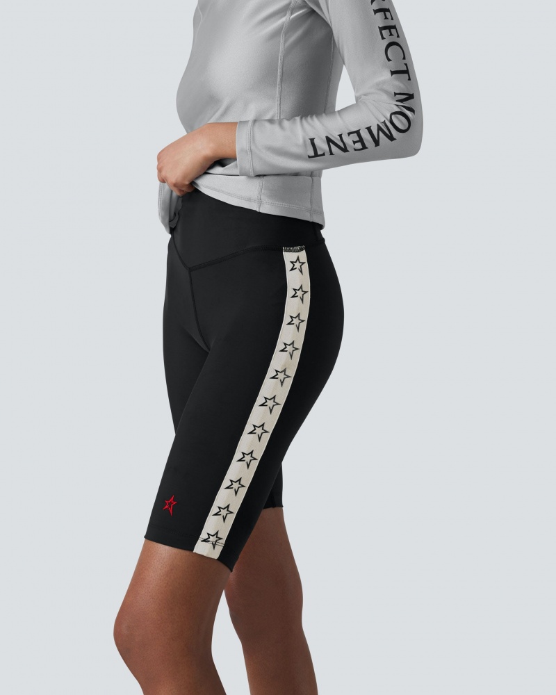 Perfect Moment Bike Corta Star Stripe Negros | QTH482953