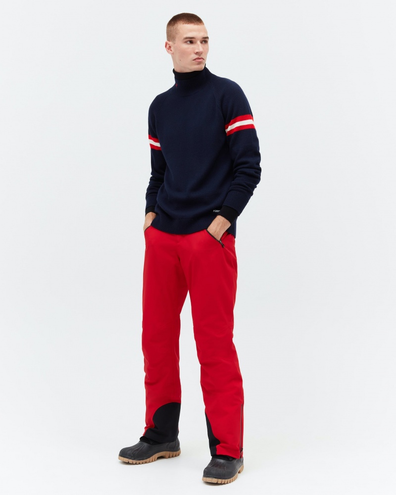 Perfect Moment Chamonix Merino Lana Turtleneck Azul Marino | JGE564920