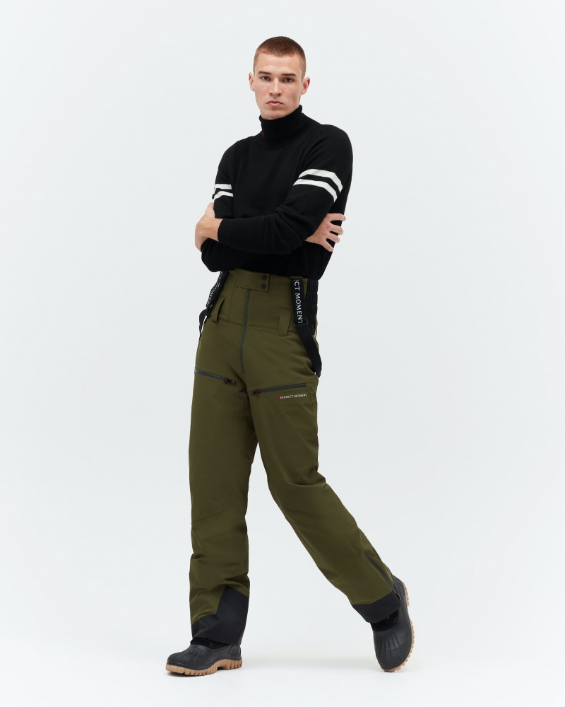 Perfect Moment Chamonix Merino Lana Turtleneck Negros | YOR153894