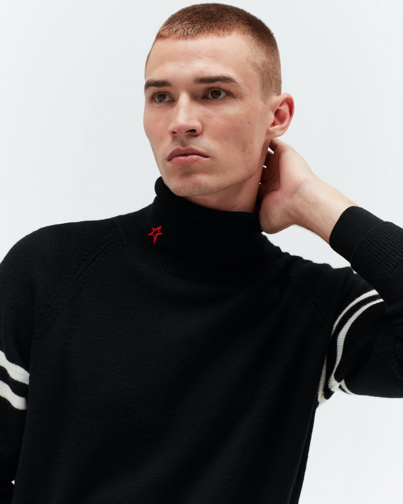 Perfect Moment Chamonix Merino Lana Turtleneck Negros | YOR153894