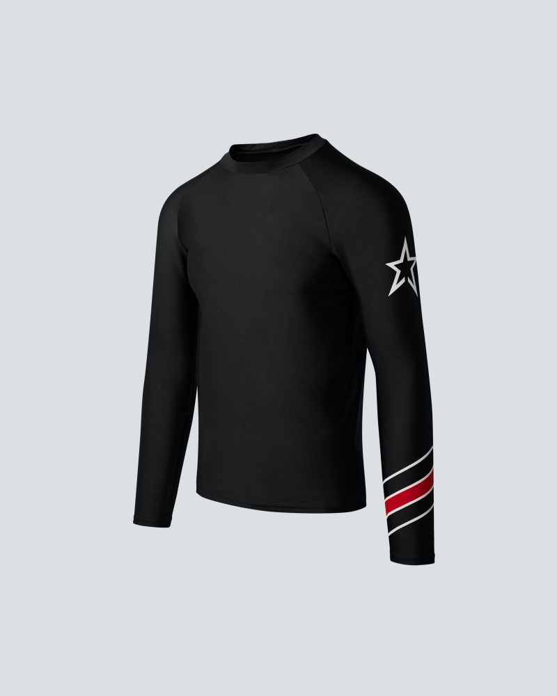 Perfect Moment Chevron Rainbow Rash Guard Negros | GEV863214