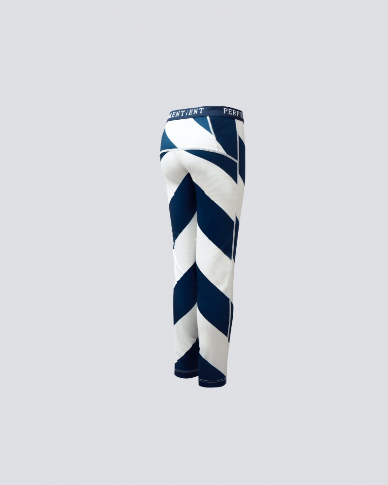 Perfect Moment Chevron Thermal Pant Azul Marino Blancos | JSB914638