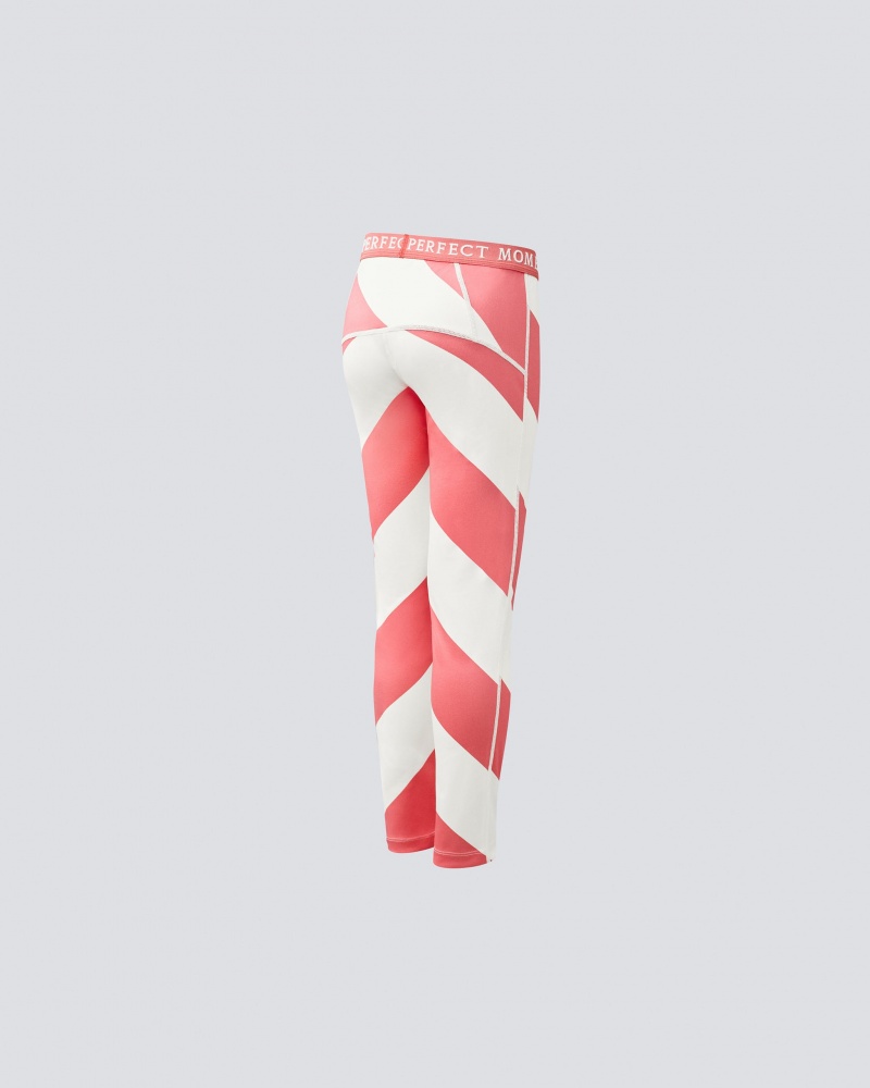 Perfect Moment Chevron Thermal Pant Blancos Rosas | RIW352849