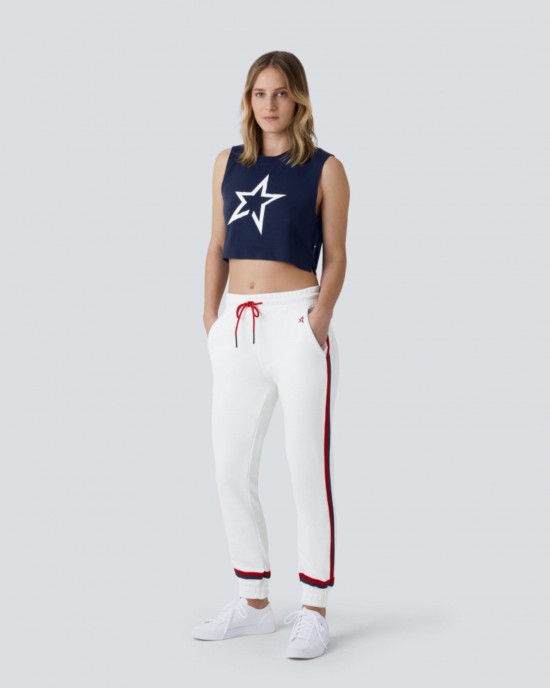 Perfect Moment Cropped Star Tank Azul Marino | WHK386094