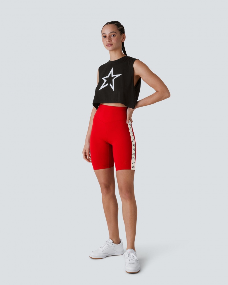 Perfect Moment Cropped Star Tank Negros | MWF643807