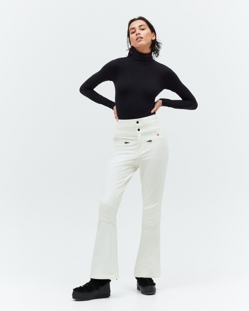 Perfect Moment High Cintura Aurora Flare Pant Blancos | QBC612908