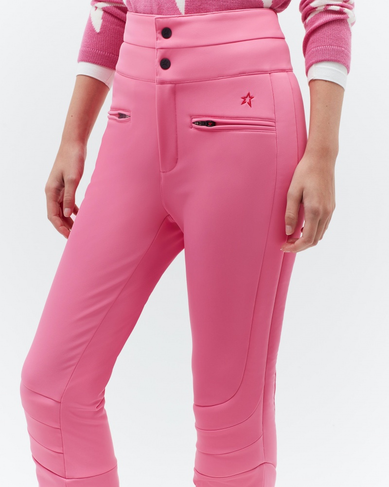 Perfect Moment High Cintura Aurora Flare Pant Rosas | OKP830429