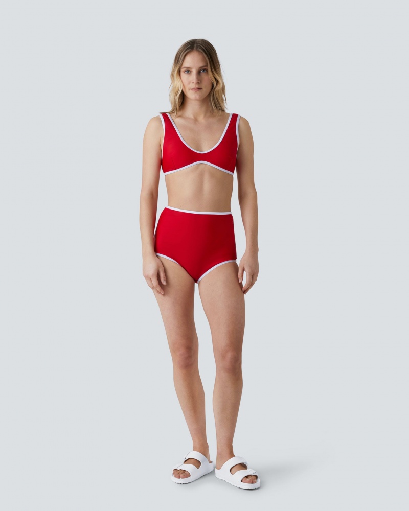Perfect Moment High Cintura Bikini Rojos | KXI503162