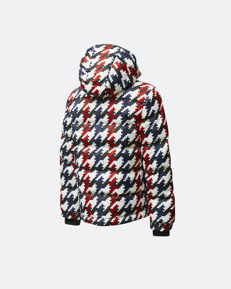 Perfect Moment Houndstooth Mojo Down Jacket Houndstooth | GNY675139