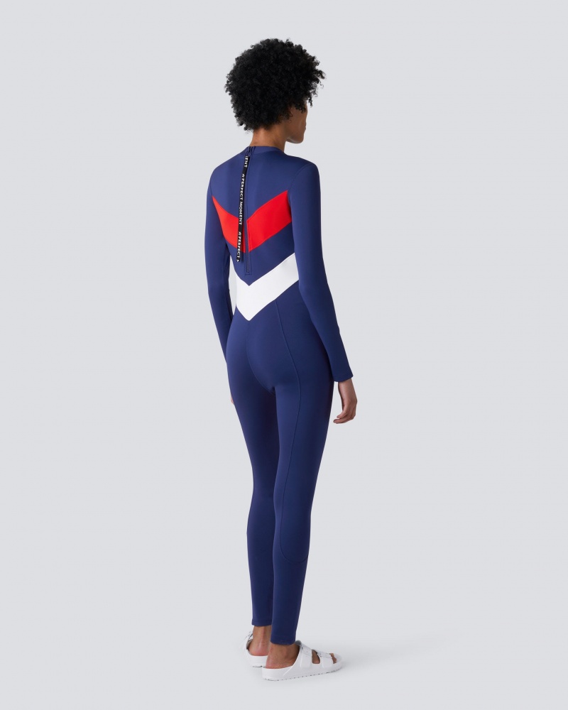 Perfect Moment Imok Full Wetsuit Azul Marino | SHK374259