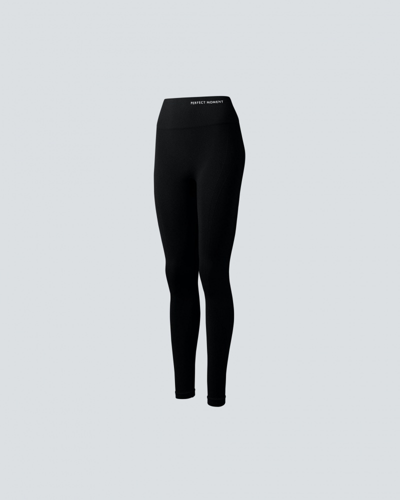 Perfect Moment Intarsia Leggings Negros | IKU401389