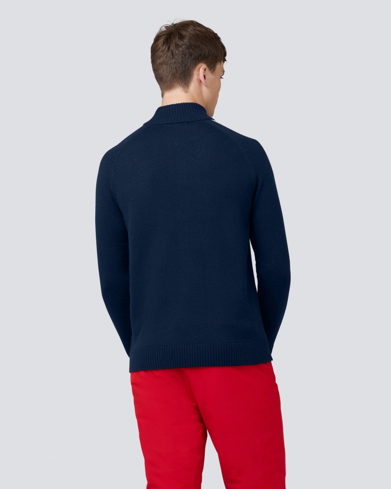 Perfect Moment LA Tour IV Merino Lana Half-Zip Azul Marino | ARW807243