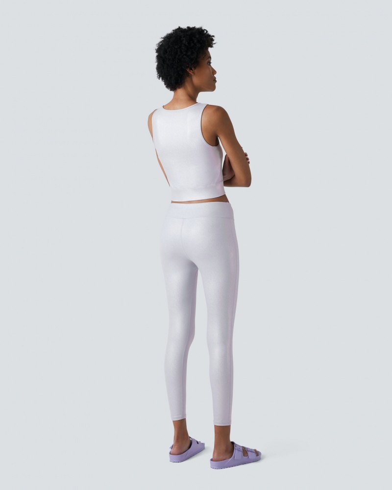 Perfect Moment Lumi Fitness Top Shiny Pastel Lilac | MBP058267