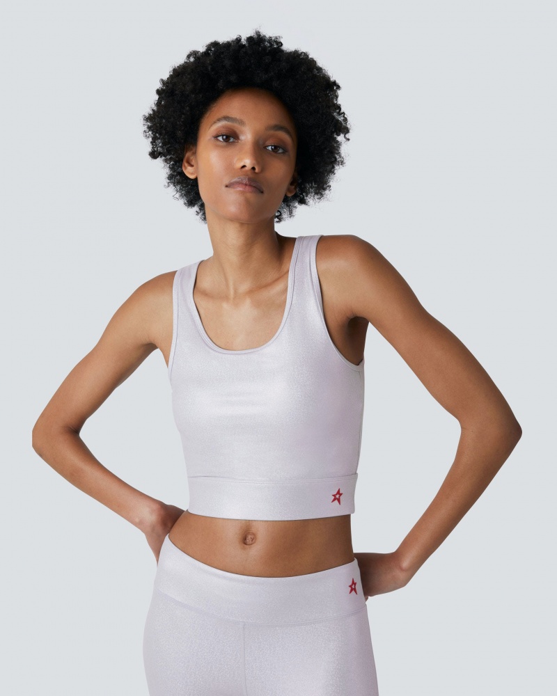 Perfect Moment Lumi Fitness Top Shiny Pastel Lilac | MBP058267